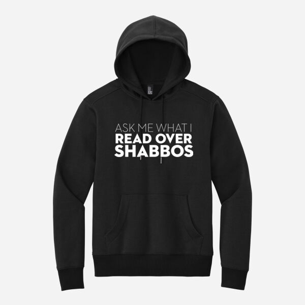 Ask Me What I Read Over Shabbos - Perfect Weight ® Fleece Hoodie Thumbnail